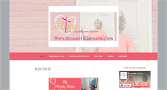 Desktop Screenshot of becausehelovesme.com